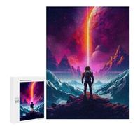 500 PCS Adult Puzzles Astronaut Adventures Puzzles for Adults Brain Teaser Game But Fun And Humorous Gifts for Friends And Family 500 PCS