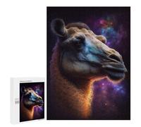 500 PCS Adult Puzzles Camel in Space Artwork Jigsaw for Teenagerss Enhance Memory Difficult And Challenge for Is Ideal As A Gift 500 PCS