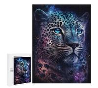500 PCS Adult Puzzles Colour Galaxy Leopard Jigsaw for Teenagerss Enhance Memory Difficult And Challenge for Is Ideal As A Gift 500 PCS