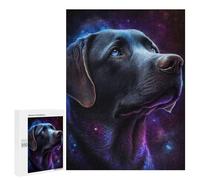 500 PCS Adult Puzzles Cosmic Labrador Art Print-3 Jigsaw for Teenagerss Enhance Memory Difficult And Challenge for Is Ideal As A Gift 500 PCS