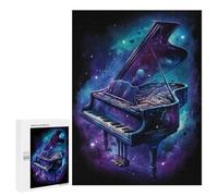 500 PCS Adult Puzzles Cosmic Piano Keys Jigsaw for Teenagerss Enhance Memory Difficult And Challenge for Is Ideal As A Gift 500 PCS