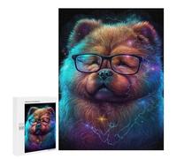 500 PCS Adult Puzzles Galactic Pup Glasses Jigsaw for Teenagerss Enhance Memory Difficult And Challenge for Is Ideal As A Gift 500 PCS