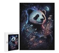 500 PCS Adult Puzzles Magical Panda Night Garden Jigsaw for Teenagerss Enhance Memory Difficult And Challenge for Is Ideal As A Gift 500 PCS
