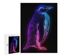 500 PCS Adult Puzzles Neon Penguin Animal Puzzles for Adults Brain Teaser Game But Fun And Humorous Gifts for Friends And Family 500 PCS