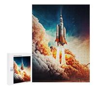 500 PCS Adult Puzzles Rocket Launch Future Jigsaw for Teenagerss Enhance Memory Difficult And Challenge for Is Ideal As A Gift 500 PCS