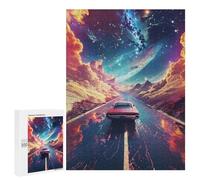 500 PCS Adult Puzzles Space Galactic Highway Puzzles for Adults Brain Teaser Game But Fun And Humorous Gifts for Friends And Family 500 PCS