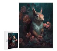 500 PCS Adult Puzzles Squirrel Whimsical Puzzles for Adults Brain Teaser Game But Fun And Humorous Gifts for Friends And Family 500 PCS