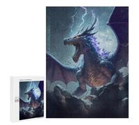 500 PCS Adult Puzzles Thundering Dragon Storm Puzzles for Adults Brain Teaser Game But Fun And Humorous Gifts for Friends And Family 500 PCS