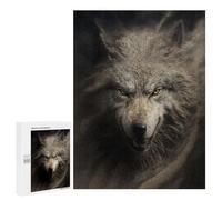 500 PCS Adult Puzzles Wolf's Roar Wild Spirit Puzzles for Adults Brain Teaser Game But Fun And Humorous Gifts for Friends And Family 500 PCS