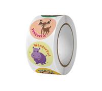 500 PCS Animal Motivational Stickers for School Classroom and Home Supplies