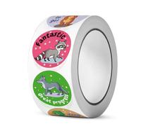 500 PCS Animal Reward Stickers for School Classroom Supplies Potty Training