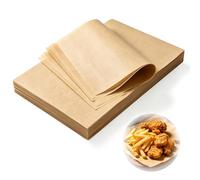 500 PCS Baking Paper Sheets, 8x12 Inch Baking Parchment Sheets, Non Stick Greaseproof Paper Heavy Duty 27gsm for Air Fryer Oven Baking Cooking Steaming Food Wrap Heat Resistant Kitchen Essentials