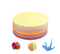 500 Pcs Circle Cutouts Paper,5.9" Craft Paper Assorted Color Round Die Cut for DIY Craft Bulletin Board Decorations Office School Chalkboard Wall Decor (Multicolor, 5.9")