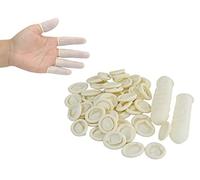 500 Pcs Disposable Latex White Finger Cots - Tattoo Beauty Nail Anti-static Finger Protector