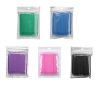 500 PCS Disposable Micro Brush Applicators for Eyelash Extensions, Lint Free Micro Swabs Mascara Wands, Precision Lash Extension Cleaning & Glue Removal Tools, Multi-Color Beauty Salon Supplies