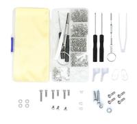 500 Pcs Eyeglass Sunglass Glasses Repair Tool Kit, Glasses Repair Kit with Screws, Screwdrivers, Tweezers, Nose Pads - Durable and Versatile Eyeglass Repair Kit for Sunglasses and Reading Glasses