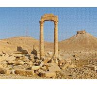 500 pcs Fun Jigsaw Puzzle for Adults Ancient and Modern Towers Palmyra Syria Funny Home Decor, Unique Difficult and Challenge Puzzle for Family Educational