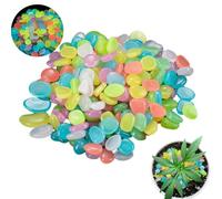 500 Pcs Glow In The Dark Pebbles, Fish Tank Stones, Garden Pebbles