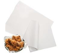 500 Pcs Greaseproof Paper Sheets, 20 X 30cm White Pre-Cut Baking Paper Sheets, Non Stick Parchment Papers for Steaming Cooking Grilling Freezing Pastries/Bread/Meat/Pizza