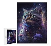 500 PCS Jigsaw Galactic Whiskered Wonder Adult Jigsaw Puzzles For Family Fun Parent-child Interaction Gifts for Friends And Family 500 PCS