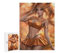 500 PCS Jigsaw Golden Fantasy E-girl Artwork Jigsaw Puzzles for Adults Family Activities Help The Brain Exercise Deal As Gifts for The Whole Family 500 PCS