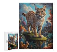 500 PCS Jigsaw Puzzle for Adults Beyond Bobcat Reality Adult Jigsaw Puzzle Brain Teaser Game Stress Reliever Unique Gifts for Birthday And Christmas 500 PCS