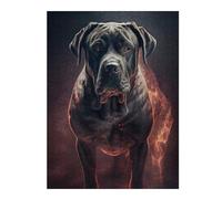 500 PCS Jigsaw Puzzle for Adults Cane Corso Fire Adult Jigsaw Puzzle Toy Wall Decor Staycation Kill Time Parent-child Interaction 500 PCS