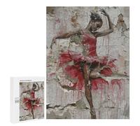 500 PCS Jigsaw Puzzle for Adults Eroded Ballerina Adult Jigsaw Puzzle Brain Teaser Game Stress Reliever Unique Gifts for Birthday And Christmas 500 PCS