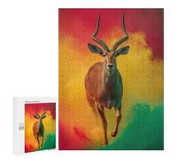 500 PCS Jigsaw Puzzle for Adults Rasta Antelope Adult Jigsaw Puzzle Brain Teaser Game Stress Reliever Unique Gifts for Birthday And Christmas 500 PCS