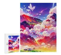 500 PCS Jigsaw Puzzle for Adults Whimsical Sky Garden -1 Puzzle for Adults Fun Games Staycation Kill Time Birthday And Unique Gifts 500 PCS
