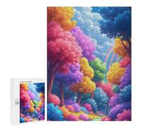 500 PCS Jigsaw Puzzle for Teenagers Colorful Fantasy Forest Jigsaws for Adults Puzzle Difficult Challenge Fun Activities at Home Great Gift for Gaming 500 PCS