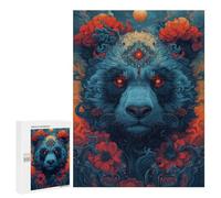 500 PCS Jigsaw Puzzle for Teenagers Magical Bear Art Print Jigsaw Puzzles for Adults Analysis And Logic Every Piece Is Unique - Brainteaser Family Games 500 PCS
