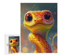 500 PCS Jigsaw Puzzle for Teenagers Magical Fire Snake Artwork Jigsaws for Adults Puzzle Difficult Challenge Fun Activities at Home Great Gift for Gaming 500 PCS