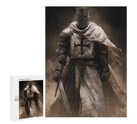 500 PCS Jigsaw Puzzle for Teenagers Medieval Knight Armor with Cross Jigsaw Puzzles for Adults Analysis And Logic Every Piece Is Unique - Brainteaser Family Games 500 PCS