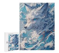 500 PCS Jigsaw Puzzle for Teenagers Oceanic Wolf Majesty -2 Jigsaw Puzzles for Adults Analysis And Logic Every Piece Is Unique - Brainteaser Family Games 500 PCS