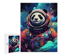 500 PCS Jigsaw Puzzle for Teenagers Panda Astronaut Space Suit-1 Jigsaws for Adults Puzzle Difficult Challenge Fun Activities at Home Great Gift for Gaming 500 PCS