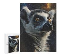 500 PCS Jigsaw Puzzle for Teenagers Ring-Tailed Lemur Art Print Adult Jigsaw Puzzles Staycation Kill Time Every Piece Is Unique - Great Gift for Gaming 500 PCS