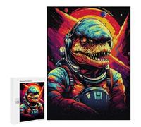 500 PCS Jigsaw Puzzle for Teenagers Space Dinosaur Astronaut Art Print -5 Jigsaw Puzzles for Adults Analysis And Logic Every Piece Is Unique - Brainteaser Family Games 500 PCS