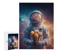 500 PCS Jigsaw Puzzle for Teenagers Space Ice Cream Adventure Jigsaws for Adults Puzzle Difficult Challenge Fun Activities at Home Great Gift for Gaming 500 PCS