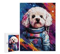 500 PCS Jigsaw Puzzle for Teenagers Space Pooch Adventure -6 Jigsaw Puzzles for Adults Analysis And Logic Every Piece Is Unique - Brainteaser Family Games 500 PCS