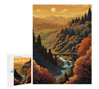 500 PCS Jigsaw Puzzle for Teenagerss Autumnal Forest Serenity Teenagers Puzzles Fun Games Analysis And Logic Christmas Birthday Gifts 500 PCS