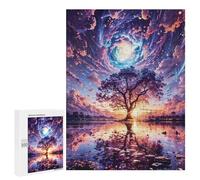 500 PCS Jigsaw Puzzle for Teenagerss Galactic Glade Reflections Jigsaw for Adults Fun Games But Fun And Humorous Unique Birthday And Xmas Gifts 500 PCS