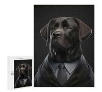 500 PCS Jigsaw Puzzle for Teenagerss Labrador in A Mens Suit Adult Jigsaw Puzzle Fun Games Home Decoration Fun at Home Activities, 500 PCS