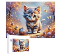 500 PCS Jigsaw Puzzle for Teenagerss Magical Forest Adventure with Cute Creatures Jigsaws for Adults Fun Games Birthday Present Unique Birthday And Xmas Gifts 500 PCS