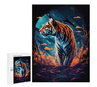 500 PCS Jigsaw Puzzle for Teenagerss Magical Tiger Forest Teenagers Puzzles Fun Games Analysis And Logic Christmas Birthday Gifts 500 PCS