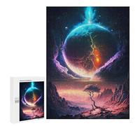 500 PCS Jigsaw Puzzle for Teenagerss Stellar Sunset Galaxy Jigsaw for Adults Fun Games But Fun And Humorous Unique Birthday And Xmas Gifts 500 PCS