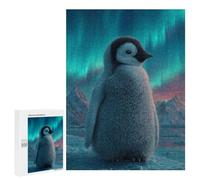 500 PCS Jigsaw Puzzle Penguin Aurora Borealis-3 Jigsaw for Teenagers Hand Speed Race Wishlist with Santa Claus Toys Educational Games 500 PCS
