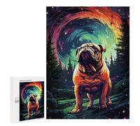 500 PCS Jigsaw Puzzle Space Bulldog Adventure -1 Jigsaw for Teenagers Hand Speed Race Wishlist with Santa Claus Toys Educational Games 500 PCS