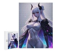 500 PCS Jigsaw Puzzles- Anime Demon Girl with Horns Jigsaw for Adults Relaxing Games Staycation Kill Time Deal As Gifts for The Whole Family 500 PCS