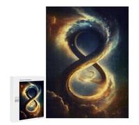 500 PCS Jigsaw Puzzles Cosmic Serpent in Space Jigsaw for Teenagerss Precision Cutting Fun Activities at Home Challenging Game And Family Play 500 PCS